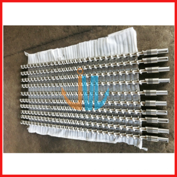 extrusion screw and barrel for PE drinking straw